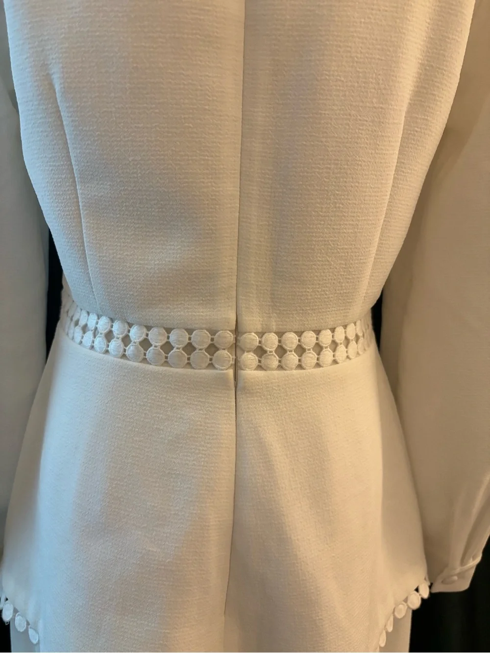 Club Monaco White Long-Sleeve Dress - Picture 7 of 9